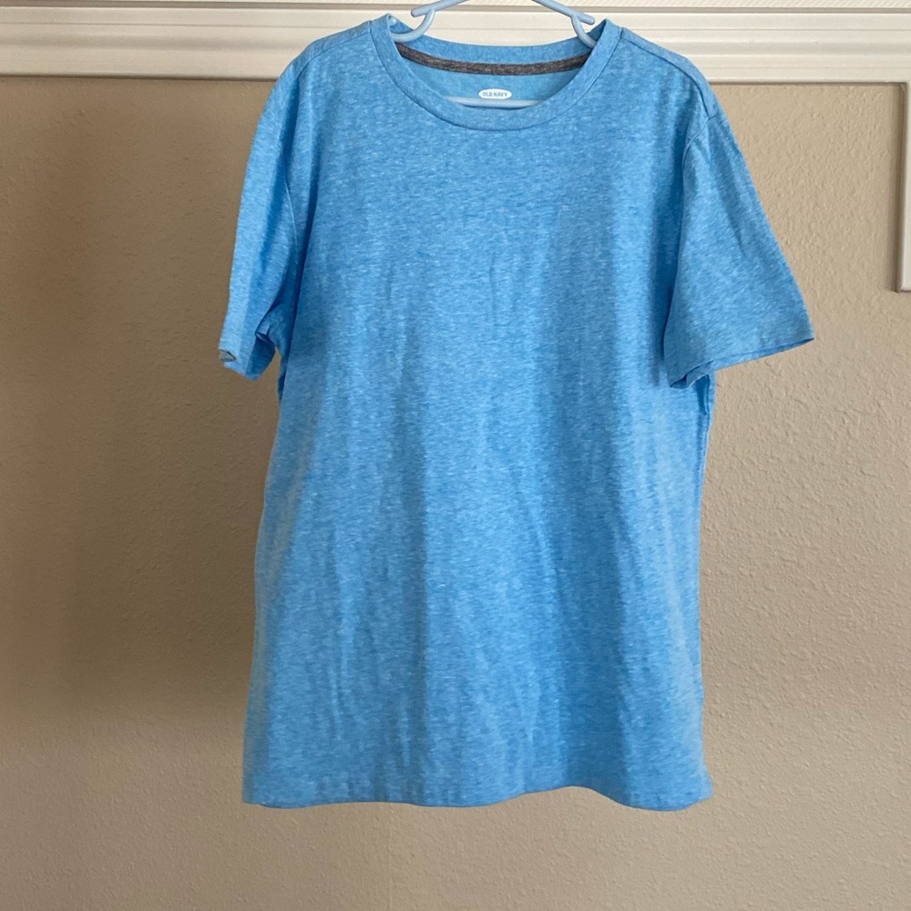Boys Old Navy Solid Blue Tee